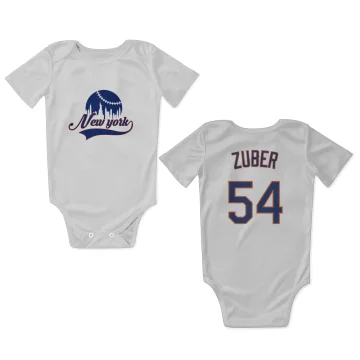 Tyler Zuber New York Mets  Infant & Newborn Bodysuit - White